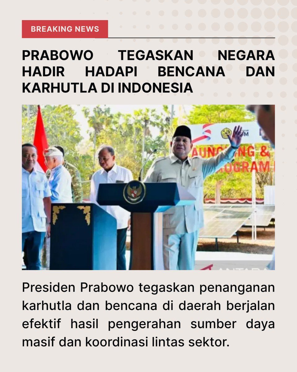 UdayHugos's tweet photo. dukung penuh langkah presiden atasi bencana https://t.co/VVGOzsVelc