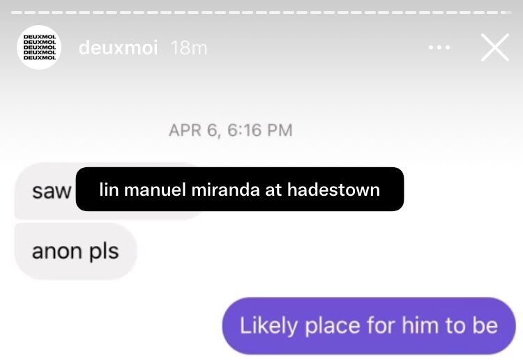 eurybaird's tweet photo. im not even shocked anymore this man loves hadestown so much https://t.co/VUsWllwoql