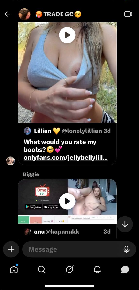 _Jaylynddd's tweet photo. Lmk if you’re interested to join my  horny trade group chat #slut #trade #hot #nsfw https://t.co/4hav0XfXN4