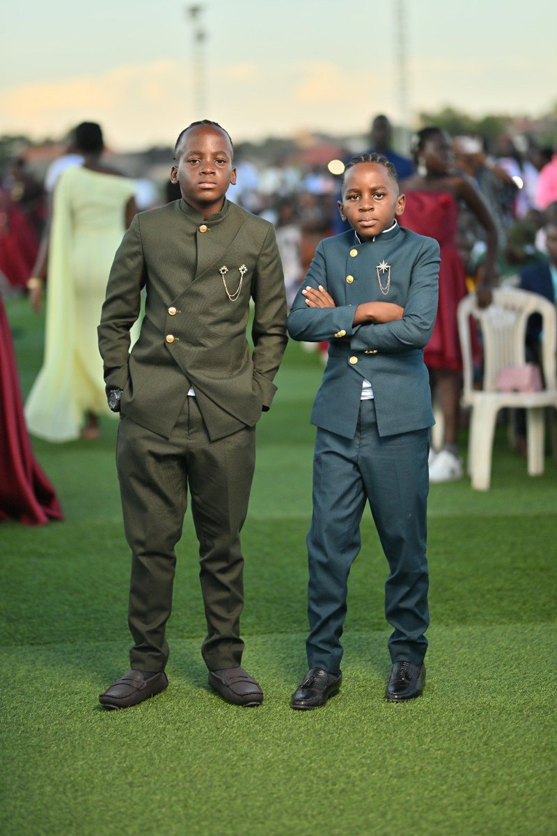 Ap_FidelSankara's tweet photo. Even the remnant kids were dressed to kill for the honor celebrations of Prophet Elvis Mbonye. We're raising a generation that knows how to show up in the presence of God and honor the elders that serve well. 
@kirya_ug @CarolPrim3

[Matthew 19:14-15]
But Jesus said, "Let the little children come to Me, and do not forbid them; for of such is the kingdom of heaven." And He laid [His] hands on them and departed from there.

#ProphetElvisMbonye