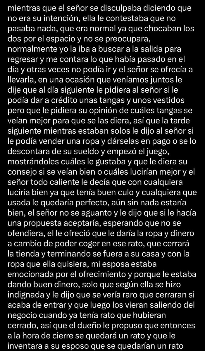 3x_relatos's tweet photo. Mi esposa se cogio a su jefe , un señor de edad que se la tiró muy rico

Relato de un seguidor que dejó que su esposa cogiera con su jefe 🤤😍🍾 https://t.co/RI5xOcmn0U