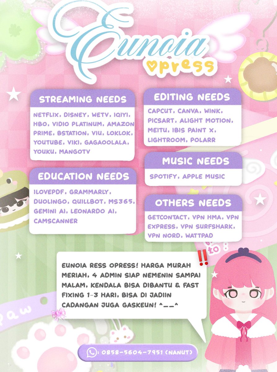 orbbini's tweet photo. ⊹ ☀️🎀 ˖⠀GIVEAWAY⠀ALERT⠀ 🍀 🖇️

alo! . . nya⭐️ bawa⠀04 FREE⠀LAYOUT
🧷⠀⋮⠀🔖⠀𓊈⠀BY⠀REQUEST⠀𓊉⠀dalam 
rangka⠀⋮⠀𝑬𝓾𝓷𝓸𝓲𝓪⠀⠀opress ⠀👧🏻  🛒 

౨ ⠂🌸🍦 ⠂ৎ
♡ ⠀_____⠀RT⠀dan⠀like⠀tweet⠀yang
⠀⠀⠀⠀⠀⠀ ⠀ bbinya⠀qrt
♡ ⠀_____⠀drop⠀proof⠀by⠀rep

꒰ ♥︎ ⋮⠀check ALT for the rules
꒰ ♥︎ ⋮⠀end. 3 Sept
꒰ ♥︎ ⋮⠀t. #bealanja