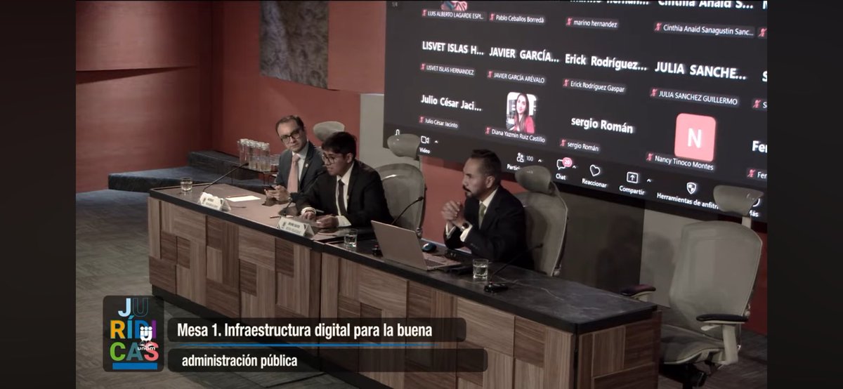 Javier_Vargas_Z's tweet photo. Muy agradecido de participar en la Primera Jornada, Mesa 1. Infraestructura Digital para la Buena Administración Pública, en el Primer Congreso Internacional de Derecho Administrativo e Inteligencia Artificial en el @IIJUNAM.
Gracias @adelgadilloMX. https://t.co/vgbaC4keQP