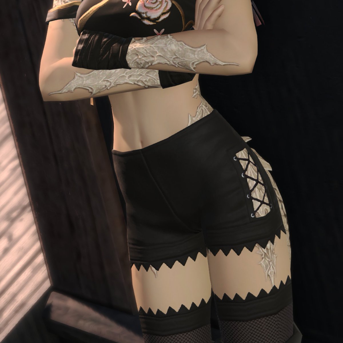 kyupidpie's tweet photo. if u are an aura and you're doubting on getting the new set, may i convince you by showing you how you can see the thigh scales peeking through https://t.co/mMtZ5XQq0M