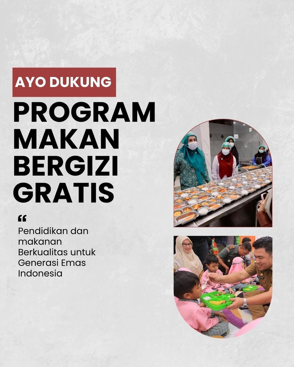 UdayHugos's tweet photo. Bangga dukung MBG, bersama kita sehatkan Negeri. #mbg #makanbergizigratis https://t.co/hC5G05U8AQ