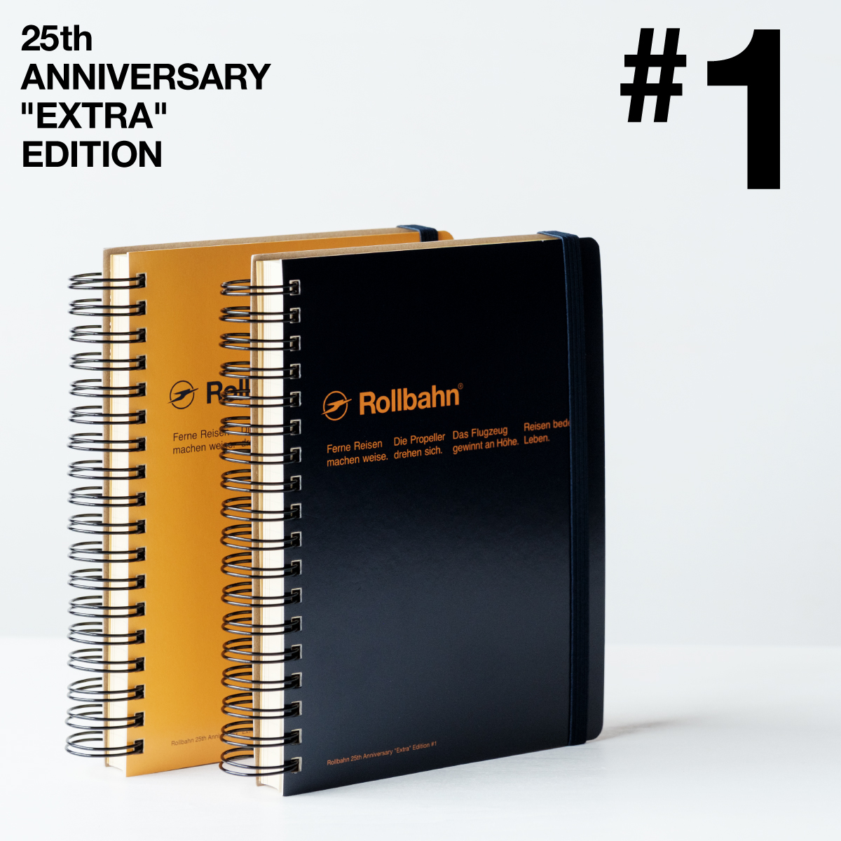 rollbahn25th's tweet photo. 【Rollbahn 25th Anniversary — “EXTRA” EDITION】​

#1 ​
2倍のページ数でたっぷり書けるロルバーン​

通常のロルバーン ポケット付メモ Lのページ数を2倍に。​
どっしりとした厚み、最大サイズのリング径でタフなアイテム。​

#rollbahn25th  #創造の道具​
#rollbahnextra 　#rollbahn #ロルバーン https://t.co/gpdF7FcRYu