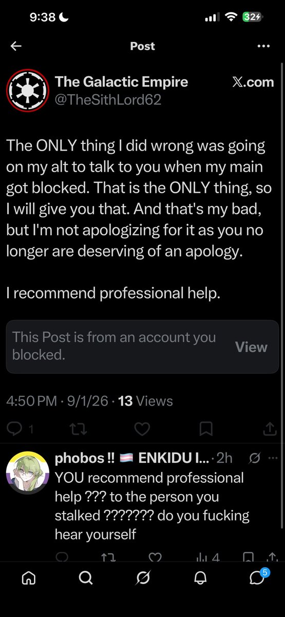 ashkprivateacc's tweet photo. OOMFS I BEG YOU. please report this stalker of mine. Genuinely. I’m only tagging people to help me report this guy as he’s continued to talk badly on my name. His user is @TheSithLord62 .

@lunarllua @cupc4keed @dogloserr @iluvcuteshotas @OliverVsh232 https://t.co/gI039P0nBZ