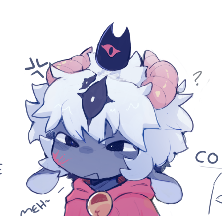siskos_0's tweet photo. Cosplay de cult of the lamb (Meu amigo insistiu) https://t.co/pnY0ZYaguD