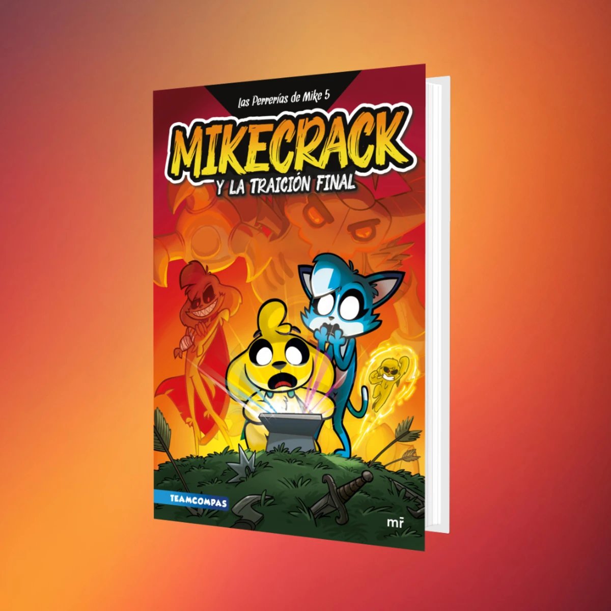 ValeLaCrack0v0's tweet photo. ‼️NUEVAS NOTICIAS‼️ SE HA REVELADO UN NUEVO LIBRO DE LA SAGA LPDM TITULADO: "Mikecrack Y La Traición Final" siendo el quinto libro de la saga.
Y hasta el momento solo es posible ver la portada y su sinopsis
#LPDM #Mikecrack 

@MikecrackYT Será el final de la saga??? 👀 https://t.co/w4tb9HVb8q