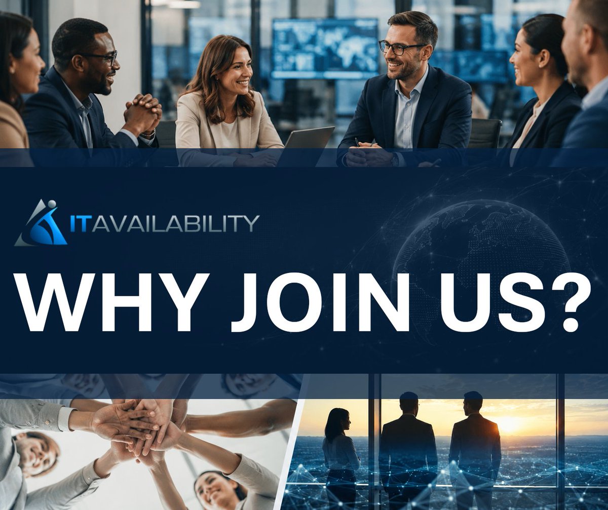 ITAvailability's tweet photo. Explore our new 𝐖𝐡𝐲 𝐉𝐨𝐢𝐧 𝐔𝐬? page to learn what it means to build your career with IT Availability: https://t.co/5QSqe6onKe https://t.co/1noJ7cv02N