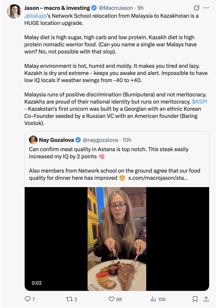 bytebot's tweet photo. I'm Malaysian. Seeing the Network School folk crap on their previous home, is truly quite low class.

Really strong opinions, thin sample. https://t.co/wErbsc3Tgs