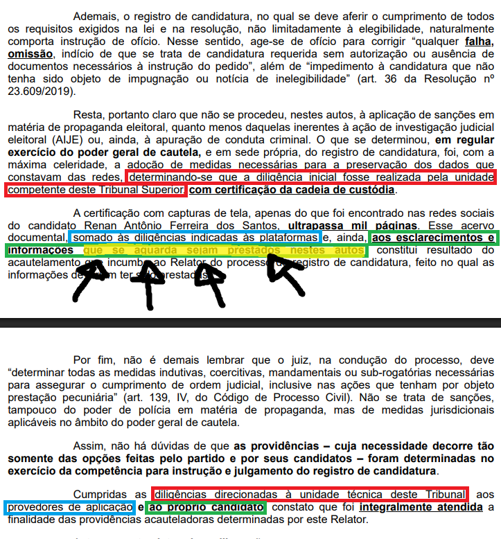 1cscrr's tweet photo. @esquerdananet vermelho = unidade técnica do tribunal
azul = plataformas
verde = defesa do Renan

a defesa do Renan não fez nada, a não ser DESMARCAR a reunião com o Toffoli, com o Renan dizendo que não reconhece ele como ministro

mastiguei pra ver se burro entende, mas acho que nem assim https://t.co/euDjky4eXW