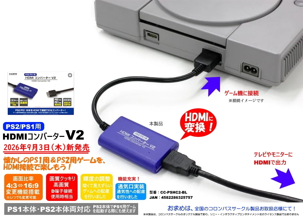 PlayStation Classic HDMI接続 20タイトル コロンバスサークル公式【いつかのゲームをいつまでも】 on X