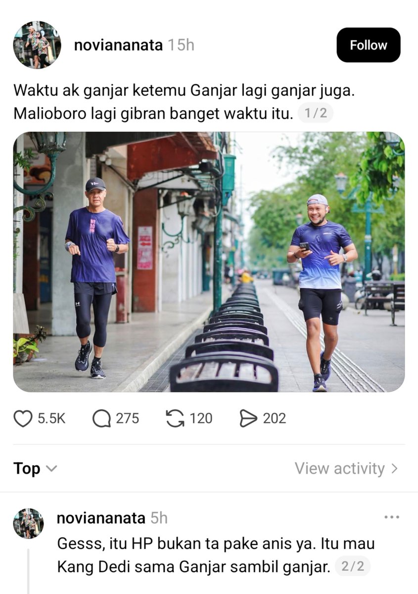 Hidupsebagai62's tweet photo. Ganjar sedang ganjar dalam ajang ganjar.

Puyeng gak lu https://t.co/TXbZcEjPIv