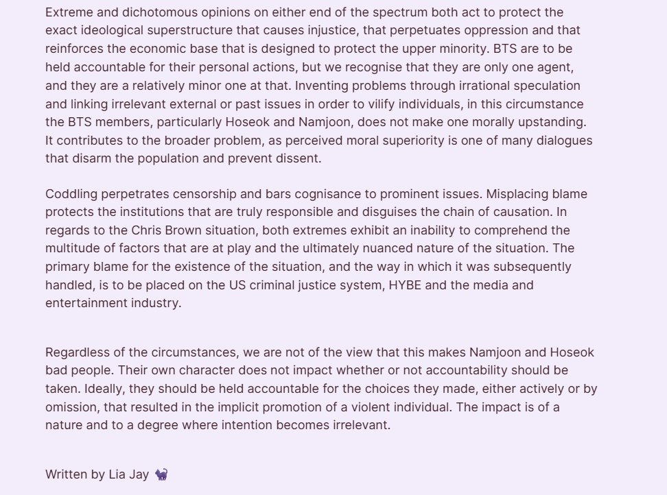 btsl_project's tweet photo. A statement regarding our stance on the Chris Brown situation -🐈‍⬛ https://t.co/4y7sOBlGkV