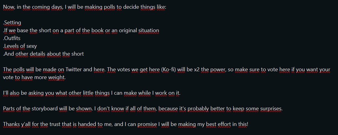 chaoticXssimp's tweet photo. #POLIN NATION to be more specific the ones who want support the proyect READ THIS! what would next strech goals will be
All the strech goals are more than capable of being done because i already have the contacts for the next stuff and everything https://t.co/qbYejTLukG