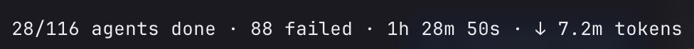 LBacaj's tweet photo. This new Fable 5.1 model by anthropic is a joke. 

A single ultracode session consumed 42% of the weekly limit. Sub agents keep failing, for no reason. Then hits session limits on this single run retrying the sub-agents.

Basically 42% of the weeks $200/month burned to failure https://t.co/bgEYEC7bJz
