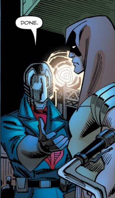 CobraVisionary's tweet photo. @_IRON_Arms @IniquitousHaste But I’ve never claimed to be entirely sane, and I can personally understand the feeling.”

He’d extend a hand toward Reverse-Flash for a handshake.

“If you’re willing, I’d like to extend an invitation to #𝐓𝐡𝐞𝐂𝐚𝐛𝐚𝐥.” https://t.co/2VvU1MdHo9