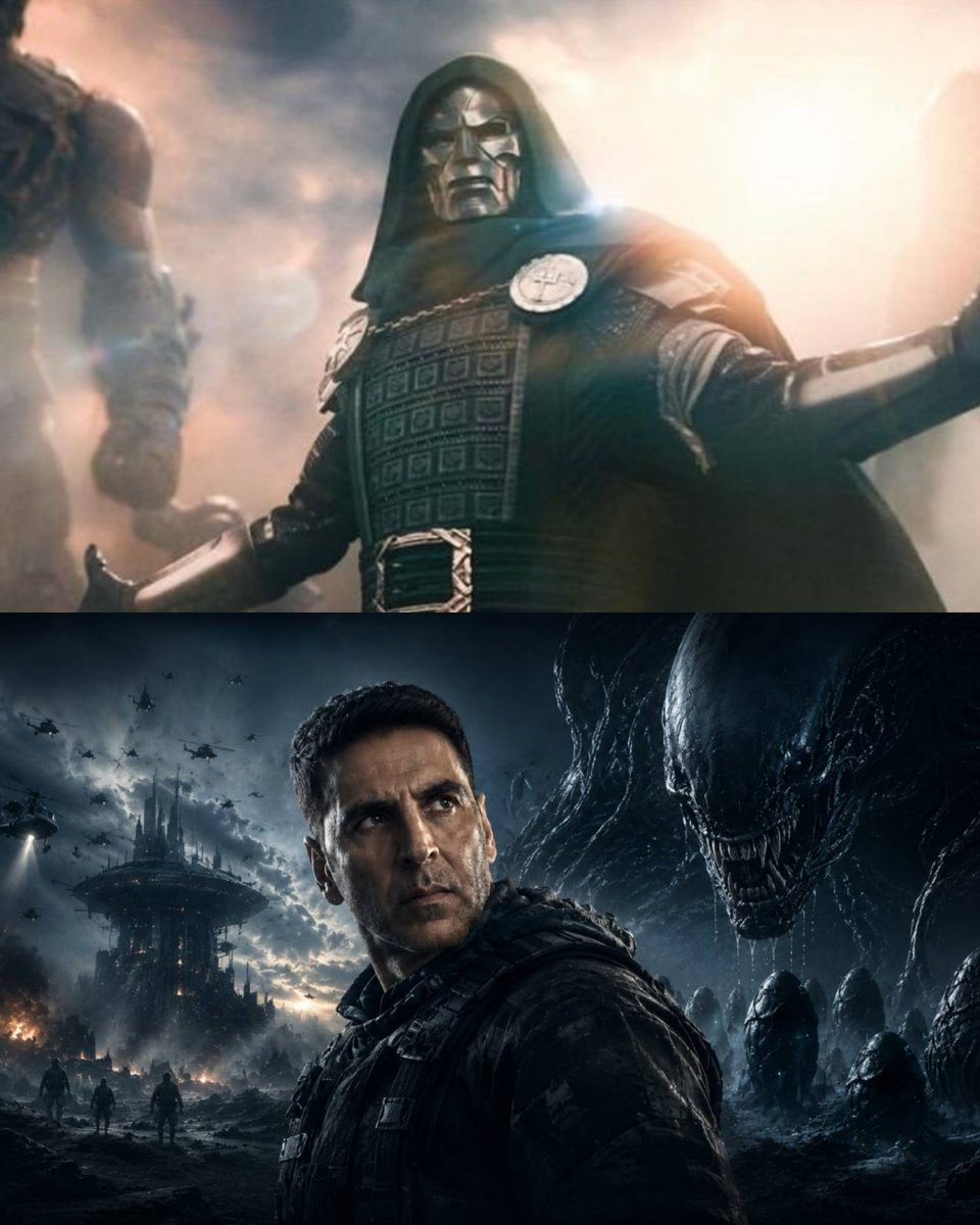 filmynewsnetwrk's tweet photo. 🚨 Huge upgrade for #Samuk! 

Akshay Kumar’s alien thriller just added Chris Peters (Art Director for #AvengersDoomsday) to the crew. 🤯

Shooting in Cardiff, Wales, the film is also featuring Oscar-nominated creature designer Alec Gillis. The makers are blending military realism with survival horror and alien.