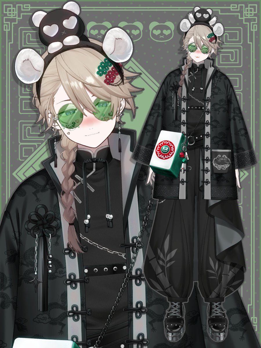 avvy_live's tweet photo. ◆❖◇◇❖◆◆❖◇◇❖◆◇❖
#パンダ商会へようこそ🐼🎋
◆❖◇◇❖◆◆❖◇◇❖◆◇❖

🐼あちこちにパンダを忍ばせたチャイナ服
🎋麻雀牌をモチーフにしたショルダーバッグ
🐼手を挙げて威嚇するパンダ付きカチューシャ
🎋揺れるチェーンが目を惹くサングラス

古今東西、珍品名品そろい踏み

#Avvy #Vtuber #Vライバー