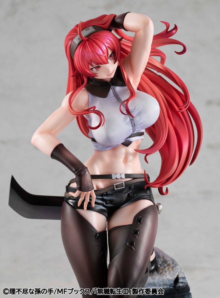 mega_hobby's tweet photo. 【#無職転生】

◤ご予約受付中！◢

◇━━━━━━━━━━◇
　Lucrea
　無職転生Ⅲ ～異世界行ったら本気だす～
　エリス
◇━━━━━━━━━━◇

ルーデウスとの別れから数年の歳月が過ぎ、
心身共に大きく成長し大人になったエリスの魅力を再現！

鍛え上げられた肉体も肩・腹筋・足に至るまで
美しく健康的に表現しています！

ぜひお手元でご堪能下さい！

https://t.co/YXOUUgfmDv
#Lucrea