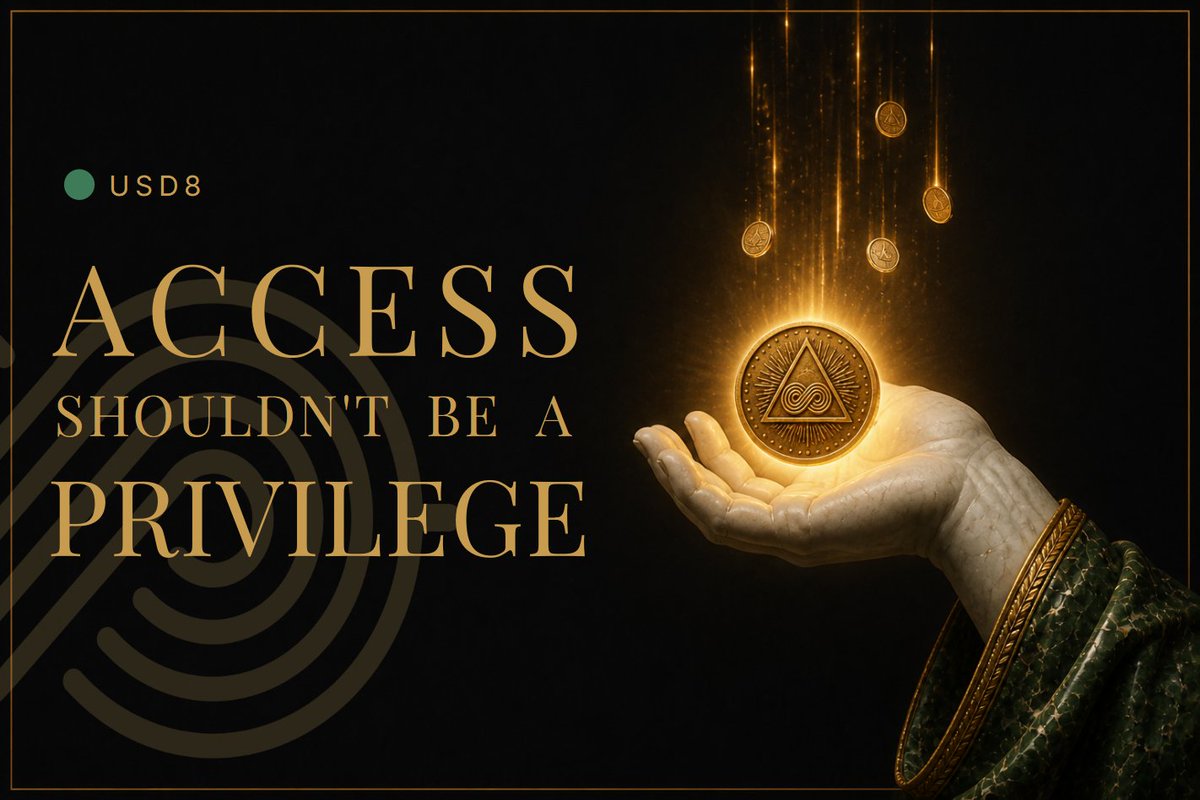 USD8infinity's tweet photo. For too long, access to real-world yield has been reserved for institutions, insiders, and those with millions in capital.  

We’re here to change that—with an RWA-backed, yield-bearing stablecoin built for the HYPE ecosystem.  
Access shouldn’t be a privilege. https://t.co/RTyvJllKjw