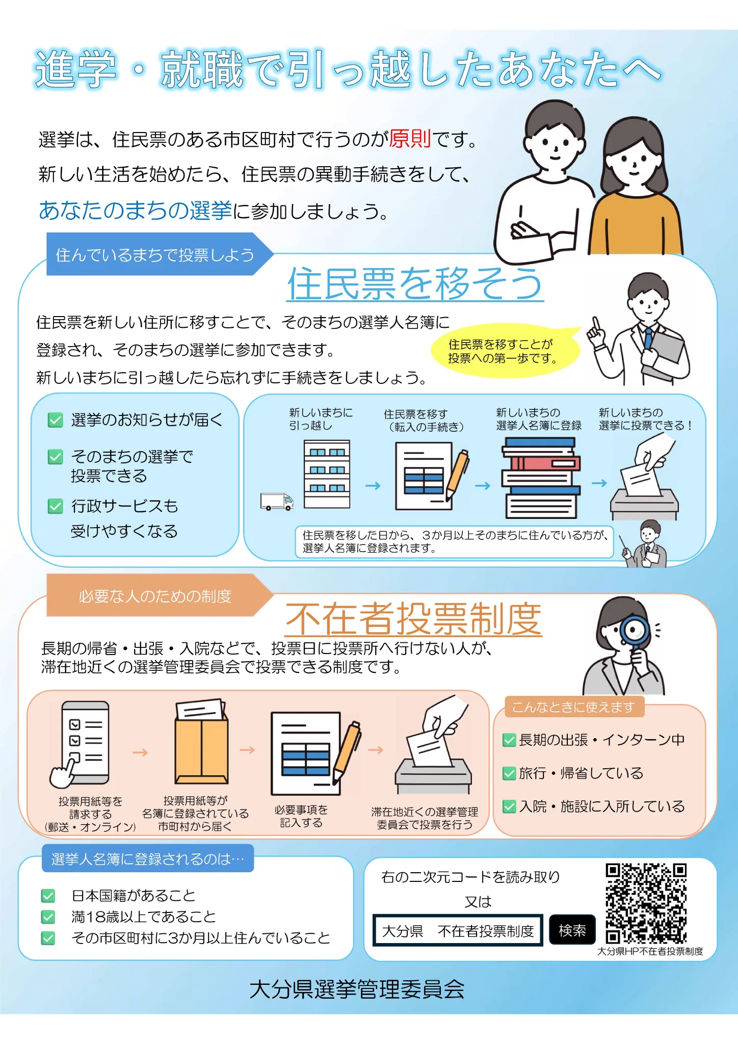 選挙 権 住民 票 移し て ない
