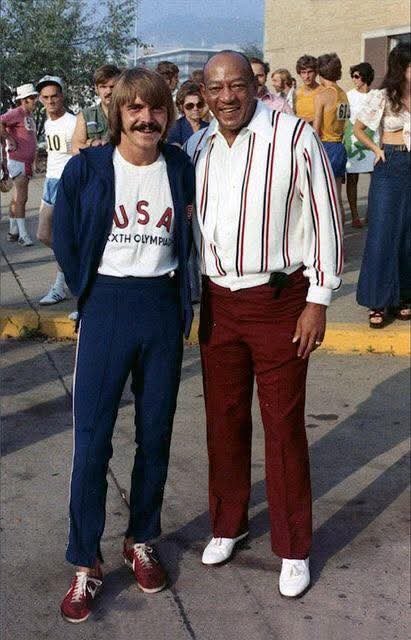 VanderlansJim's tweet photo. September 1, 1973 - Jesse Owens and Steve Prefontaine in Charleston, West Virginia. They were guests of honor to help inaugurate the first annual 15-mile distance race in Charleston.
(📸 Ohio State University Archives, Jesse Owens Photograph Collection.)
#OTD #1970s https://t.co/mRmyuSonfI
