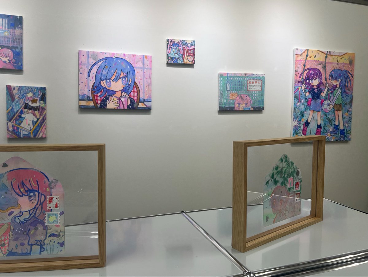 kyaraai's tweet photo. 搬入かんりょう！
4日(金)からです！

『白昼夢』
南花奈/きゃらあい 二人展
2026.9/4〜20(金、土、日のみオープン)
会場:SORC annex(東京都中央区日本橋小伝馬町7-10 1F)
企画 @Masa_Art_ 
オープニングレセプション9/6 16:00〜 https://t.co/EuvbNgFiKE