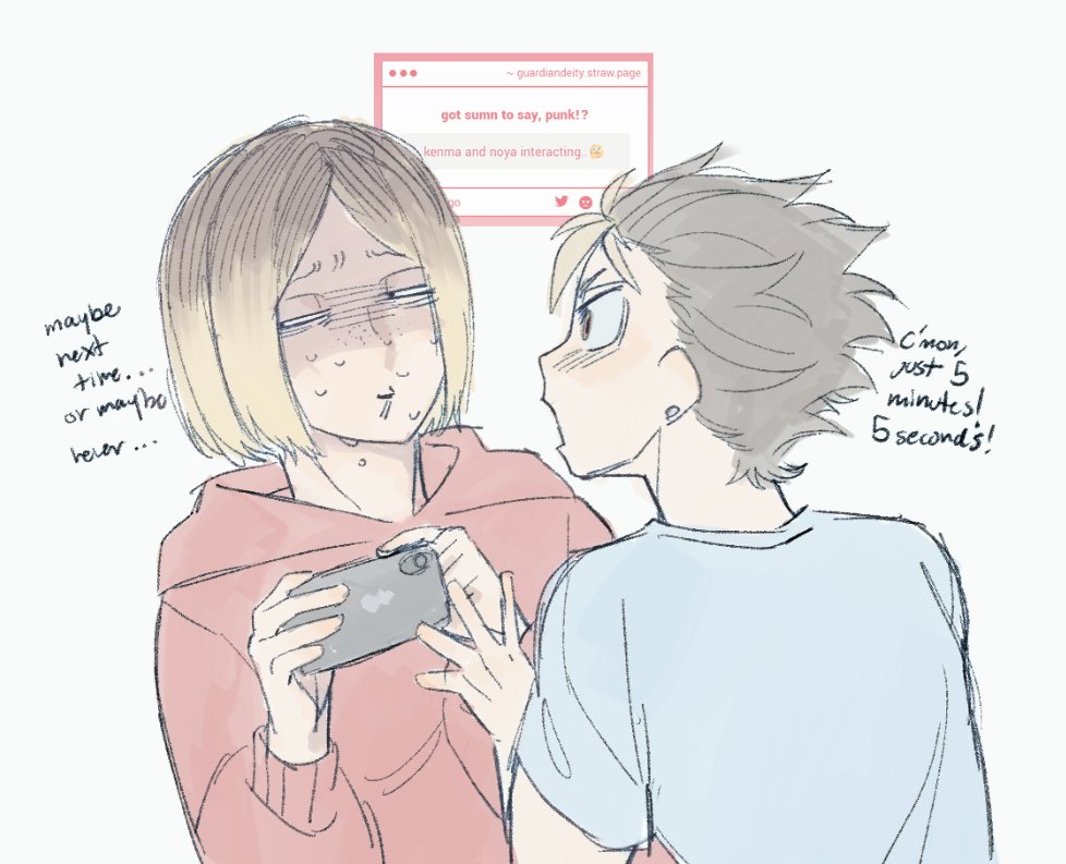 kozumepaws's tweet photo. you got games on your phone kenma!?!?!?!???? https://t.co/vd0AaSBF0i