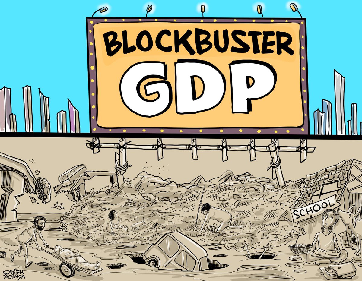satishacharya's tweet photo. Blockbuster GDP! #GDP https://t.co/wXdvdvu5qa