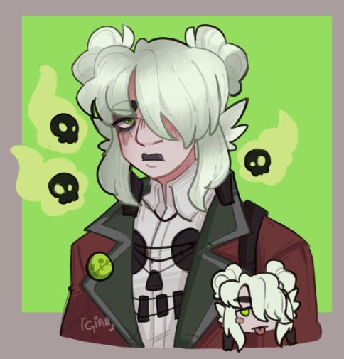 sunkissgirasol's tweet photo. chud daughter that i love to draw #deadlock #deadlockgraves https://t.co/u1eBO1sV0j