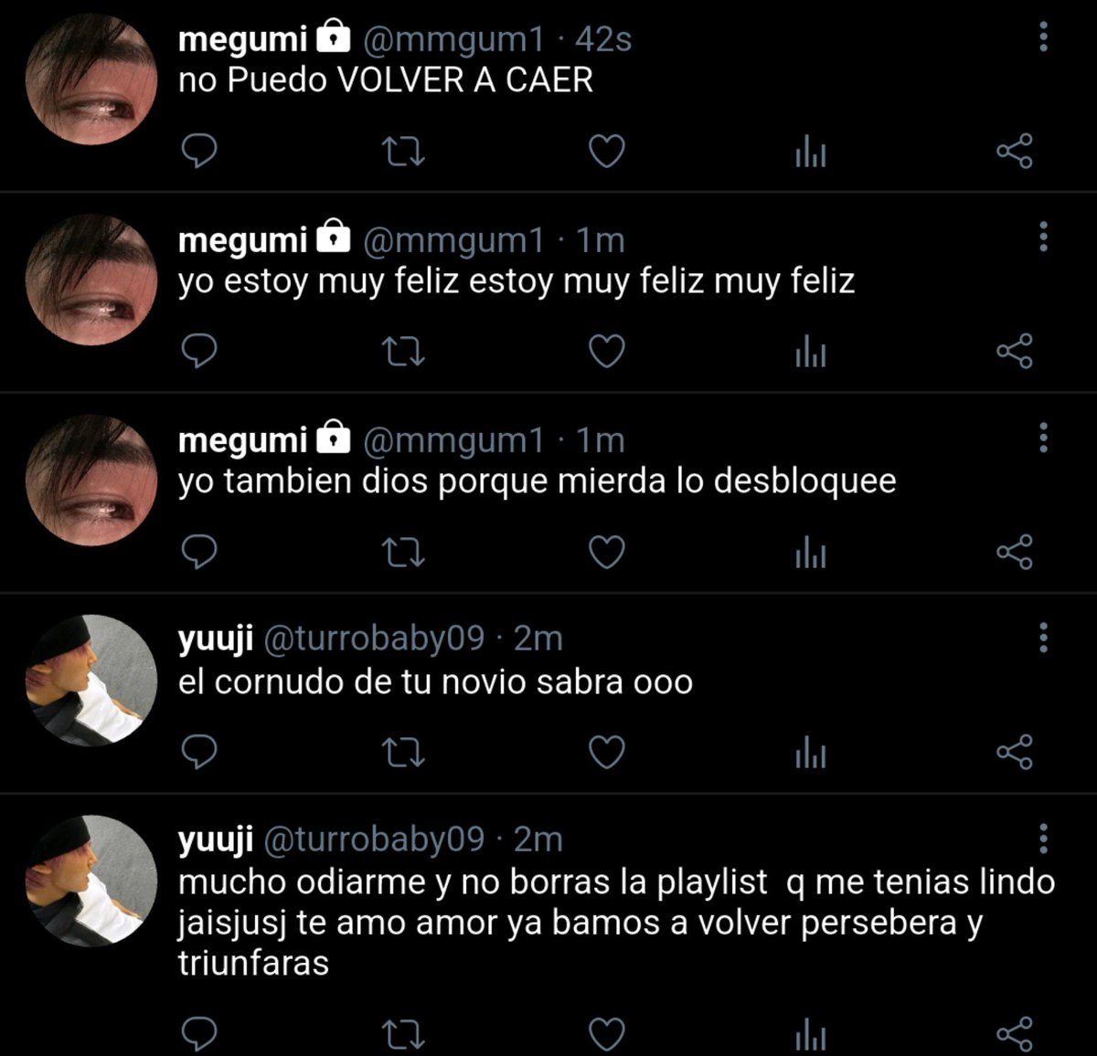 dressbyts's tweet photo. au itafushi donde gojo e yuji extrañan a sus ex casi algos y una madrugada deciden volver a hablarles y mientras a uno le va bien al otro le va medio para el orto PERO LO VA A RECUPERAR https://t.co/YCriTrQleV