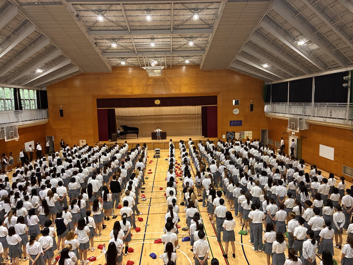 kokusai_hs's tweet photo. 2026.9.2

始業式

昨日9月1日は始業式でした。
校内が約１か月半ぶりに活気を取り戻しました。
2学期も盛りだくさんですが、まずは桜陽祭から、楽しく取り組んでいきましょう！ https://t.co/GhSKx1qHJa