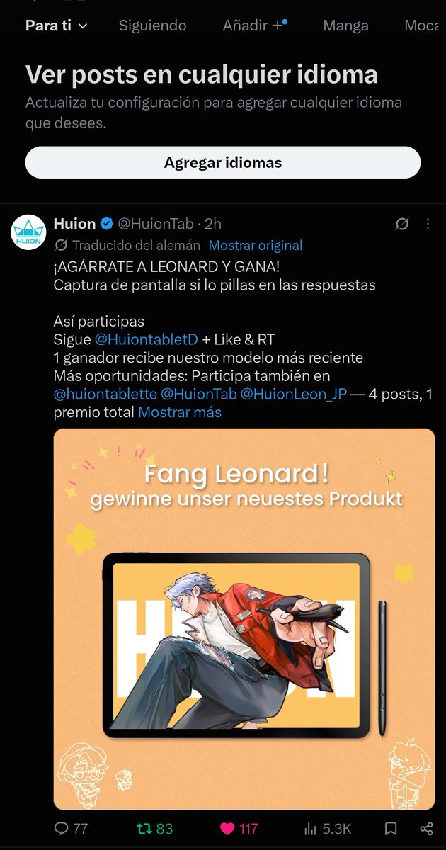 Herodeskun's tweet photo. @HuionTab @huiontablette @HuiontabletD @HuionLeon_JP Estoy emocionado 🥳 https://t.co/g5ywNPilqM