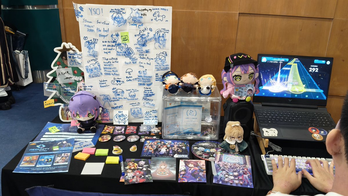 neounity_'s tweet photo. Thank you everyone for joining us at the Rhythmeet x NeoUnity Community Hall at #AMG26!

We hope you had as much fun as we did! Thank you for playing and making the hall such a fun place to be. 🫶

OtsuUnity! 🎉 https://t.co/Wy3BswGg1z