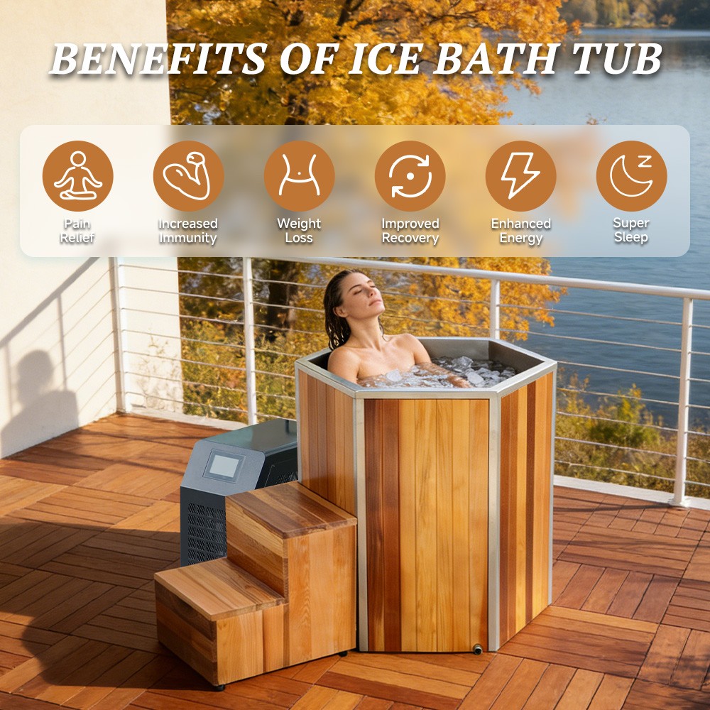 keyasauna's tweet photo. 🔥Upgrade your cold plunge routine
Premium red cedar outer + 304 stainless steel inner tank✅
Durable hexagonal ice bath with ergonomic wooden steps
WhatsApp/WeChat: +86-18129580310
Email: sales01@szcoasts.com
Learn more：https://t.co/qwRIpqPMf6
#icebath #coldplunge #coldtherapy https://t.co/3f1SvhAcHn