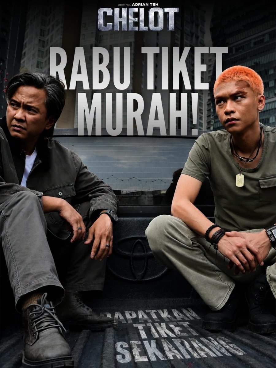 GSCinemas's tweet photo. RABU TIKET MURAH! 🎟️🔥

Lepas kerja, jangan terus balik! 😎
Jom singgah pawagam & layan CHELOT! 👀

Tiket murah, cerita pun padu! 🔥
Cepat dapatkan tiket dan saksikan #1 Movie di Malaysia selama 8 hari berturut-turut, sekarang di GSC! 🎬🇲🇾

#CHELOT #FilemChelot #SapotLokal #Malaysia