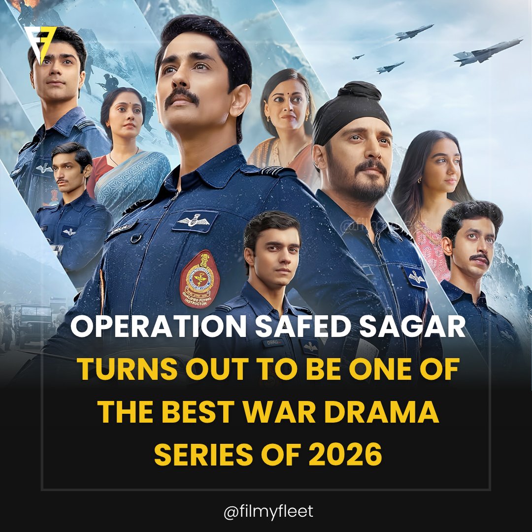 FilmyFleet's tweet photo. Operation Safed Sagar (2026)

No over patriotism 

No unnecessary shouting 

Just pure and absolute war-drama

#operationsafedsagar https://t.co/Kv3zfi5pkD