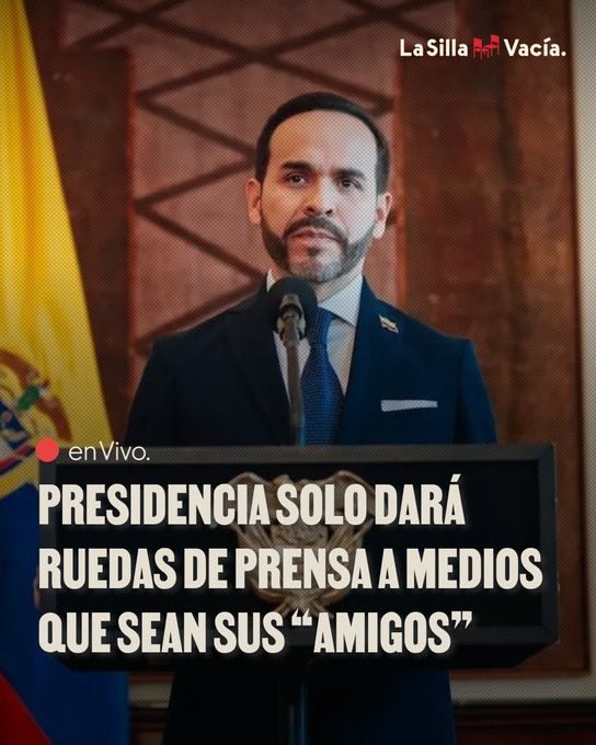 MissPoirot07's tweet photo. La libertad de prensa a muerto en Colombia. RT para que todo el mundo se entere. 🔄♥️ https://t.co/Bv0RHu0KuC