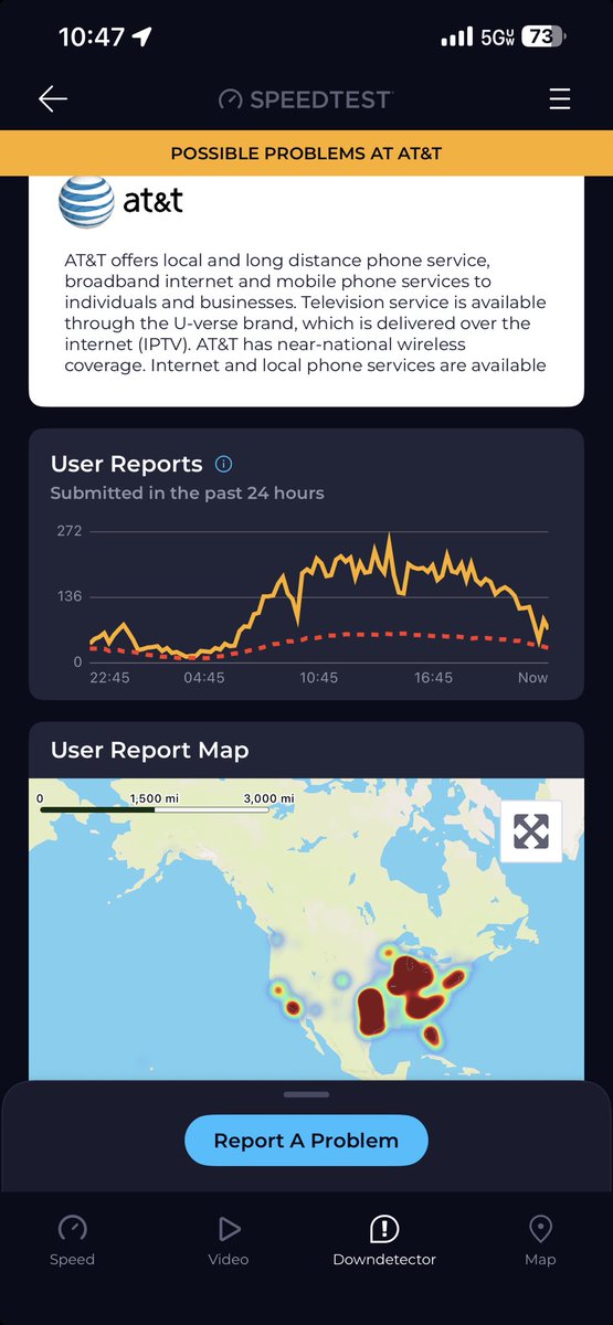 PrepperJournals's tweet photo. AT&amp;T having issues tonight. Persistent and ongoing zero day exploit. https://t.co/hBYhwarCsJ