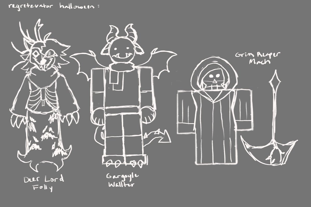 fuzzy_gems's tweet photo. #regretevatorhalloween I shouldn’t have procrastinated but here’s what I got so far 

I hope I can get these at least colored.. https://t.co/zIIYiX7ALr