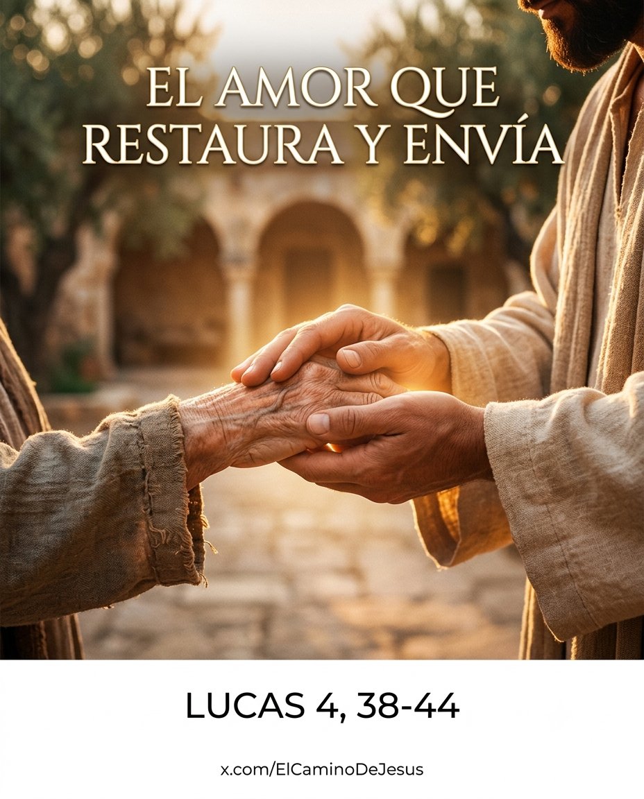 ElCaminoDeJesus's tweet photo. Miércoles 2 de septiembre del 2026.

A veces, el mayor enemigo de nuestro propósito no es el fracaso, sino los aplausos y lo que nos da comodidad porque olvidamos para qué fuimos llamados.

​Piensa en un paramédico o un salvavidas. Acaba de rescatar a alguien y la familia, profundamente agradecida, le ofrece comida, un lugar cómodo y un espacio seguro para descansar.

​Es muy tentador quedarse ahí, rodeado de gratitud y cariño. Pero mientras él descansa en la comodidad de su éxito, hay otras personas que aún están en peligro y necesitan ayuda urgente.

​Todos buscamos ese rincón donde nos sentimos valorados y seguros. Cuando las cosas salen bien y somos útiles para alguien, nuestro cerebro y nuestro corazón nos dicen rápidamente: "quédate aquí, ya llegaste".

​Pero la verdadera plenitud no viene de estancarnos en nuestra zona de éxito. Viene de entender que nuestro tiempo, nuestra energía y nuestros dones tienen un horizonte mucho más amplio. El amor maduro siempre nos empuja a avanzar.

​Imagina que logras superar una crisis fuerte o una enfermedad, como una fiebre altísima que te paraliza física o emocionalmente. Esa sanación no es para que te quedes en cama viendo el techo, es para que te levantes a aportar valor.

​Así funciona nuestro corazón frente al alivio. Cuando alguien nos quita un peso de encima, queremos retener a esa persona. Queremos atrapar la paz y no dejarla ir. Hacemos lo mismo con amistades o líderes: los queremos solo para nosotros.

​Sin embargo, retener el bien por egoísmo es asfixiarlo. Quien tiene un propósito claro sabe cuándo sanar, cuándo detenerse ante el sufrimiento del otro, y también sabe cuándo es momento de avanzar hacia nuevos rumbos sin dejarse atrapar.

​Esto es exactamente lo que vemos en el evangelio de Lucas 4, 38-44. Jesús sana a la suegra de Simón de una fiebre intensa, y ella de inmediato se levanta a servir. Luego, él cura a multitudes enteras al caer el sol.

​La gente, maravillada, intenta retenerlo al día siguiente para que no se aleje. Pero él responde con una claridad absoluta: "También tengo que anunciarles el Reino de Dios a las otras ciudades, pues para eso he sido enviado".

​Revisa dónde estás estancado por miedo o por exceso de comodidad. Levántate de eso que te paraliza, sirve con entrega a los que tienes cerca, pero nunca olvides cuál es tu misión principal. No te detengas, sigue caminando.

​#Propósito #Evangelio #Reflexión #Meditación #ElCaminoDeJesus