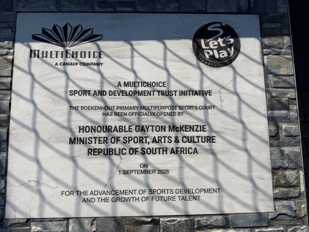GaytonMcK's tweet photo. A child in sport is indeed a child out of court, we shall change the narrative about our communities like Eldorado Park, thanks you @MultiChoice 🥹🥹🥹🥹👏🏽 https://t.co/1SUf1jkzmm