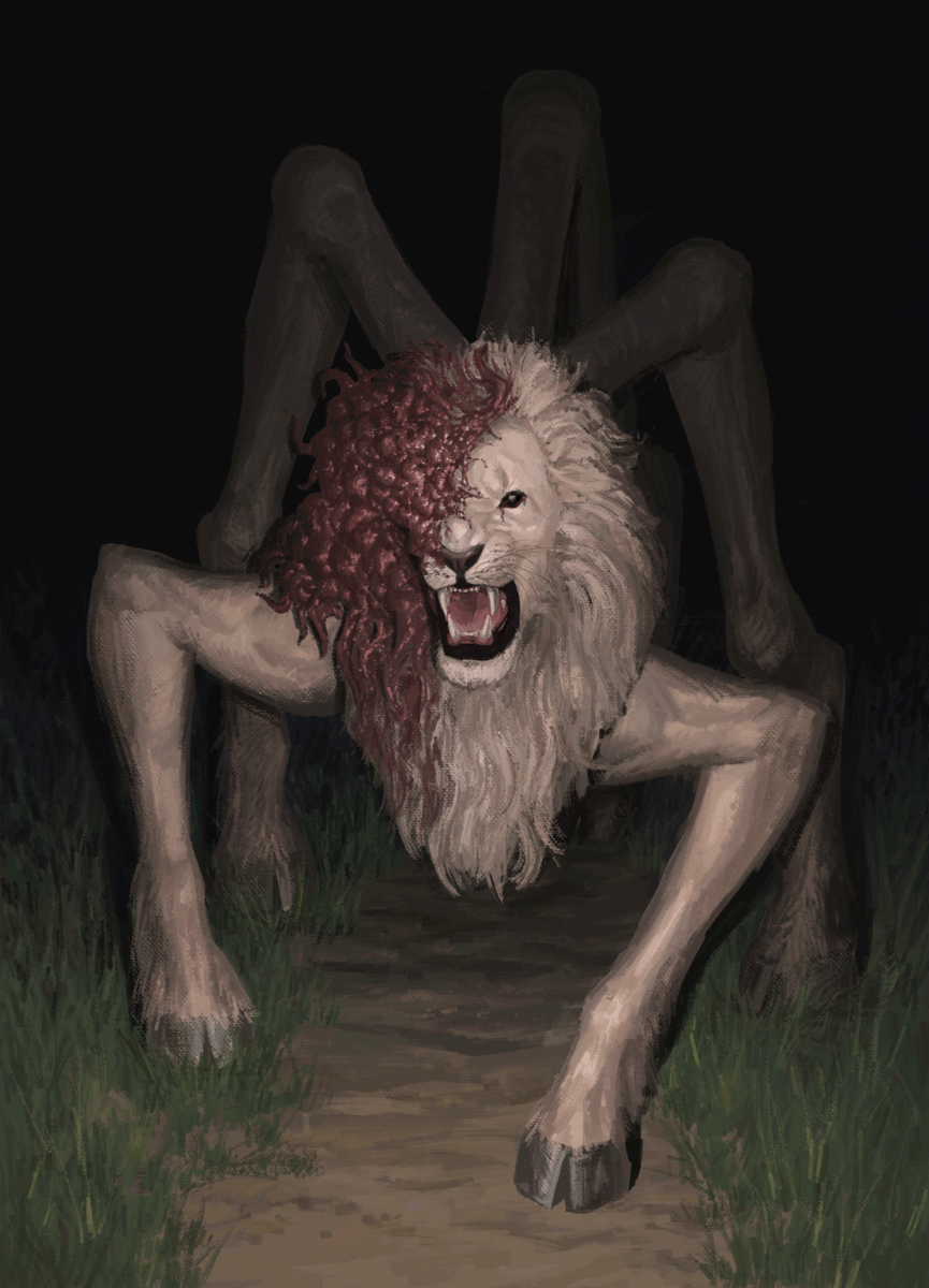 AngelIskra's tweet photo. #daemon 
#digitalart 
#illustration 
#goetia 
#buer 
#horror 
#creepy https://t.co/5h5F6RgBRh