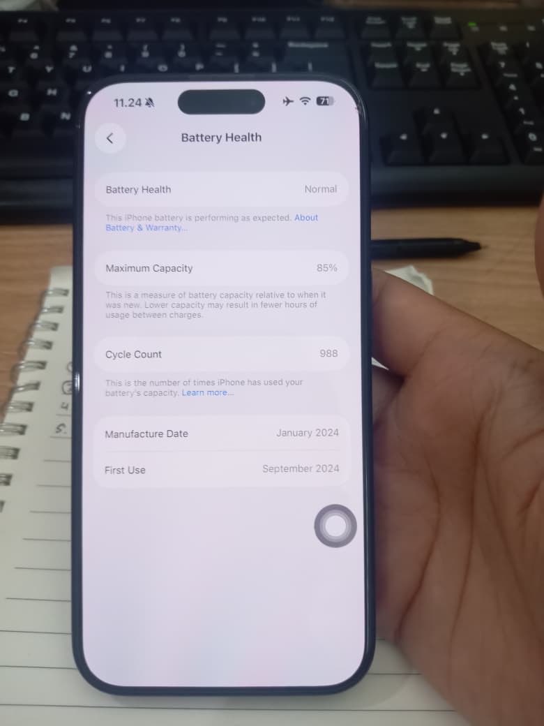 dikicnd_'s tweet photo. iPhone 15 Pro 128GB Digimap Mulus Blue Titanium

- Ex Garansi Resmi Digimap ID/A
- Pemakaian Pribadi Dari Baru 
- Fullset Dus, Kabel Charger
- Body Layar Mulus No Minus
- Bh 85% Orian Belum Pernah Bongkar/Service Masih Utuh Semuanya
- Face ID, True tone dll aman
#zonauangㅤ https://t.co/Zi7M4paGHw