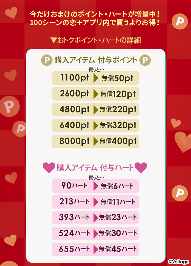 koi_game's tweet photo. ✨ボルパス限定✨
『ポイント＆ハート』W増量CP開催中！

ポイント＆ハートは #ボルパス で購入しよう🌟

対象アイテムの購入で、
今なら“さらにおトク💕”にポイント・ハートをGETできます！

期間：9月6日（日）まで❣️

▼詳細はこちら
https://t.co/ZJoc98KSxM

この機会をお見逃しなく♡

#100恋 #ボル恋