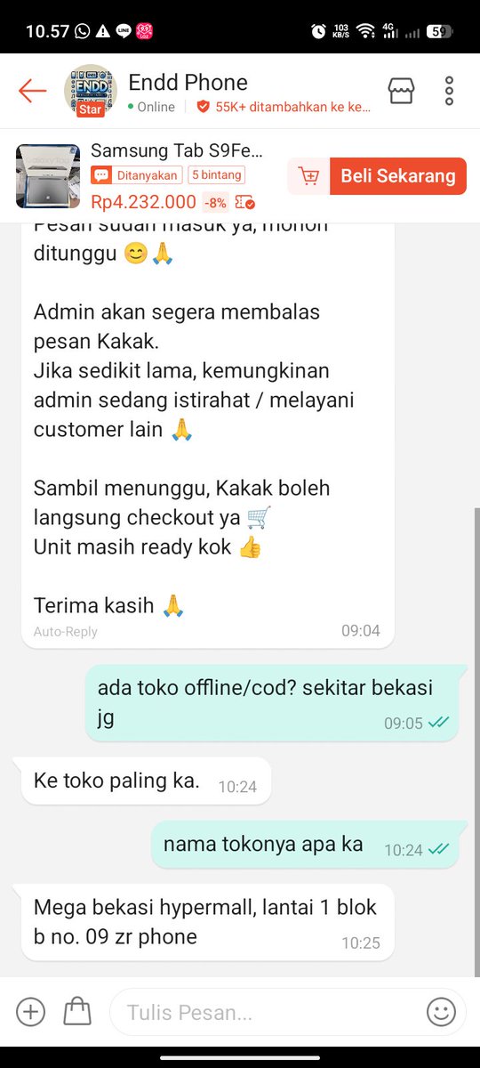 hosibook's tweet photo. Rp 4.232.000
mega bekasi mall
https://t.co/cI0IQ4amuR https://t.co/VgjFHULWsa