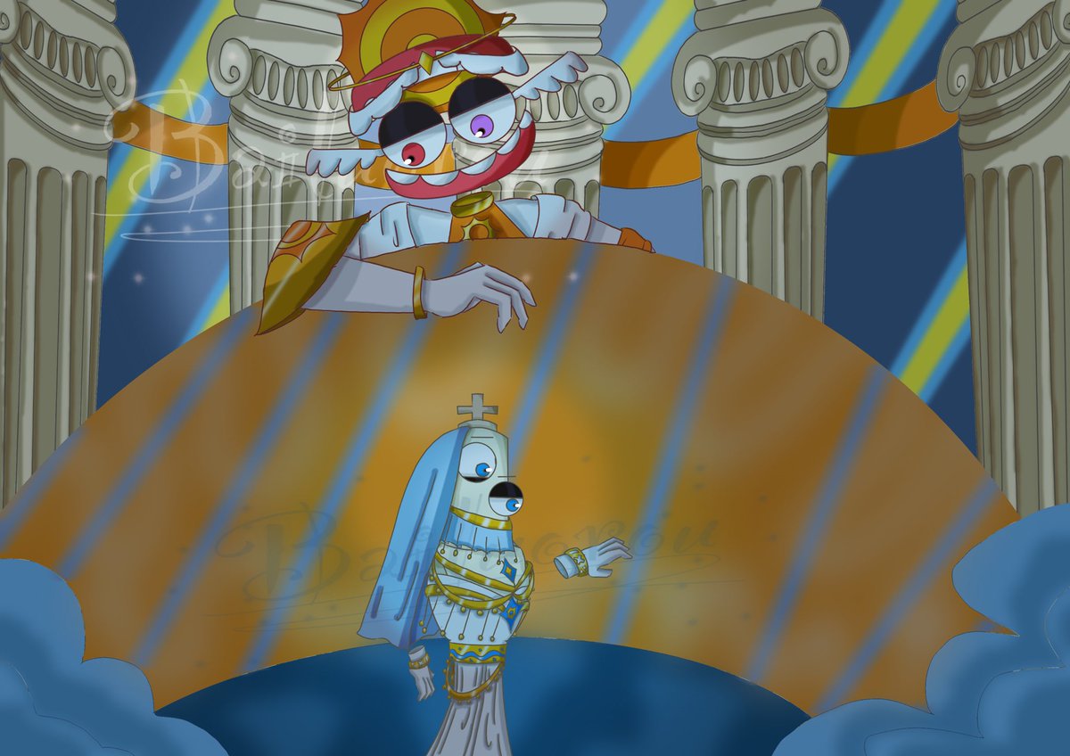 bailuorou's tweet photo. My own au ,it seems cute?
#kingertadc #cainetadc #royalteeth #art https://t.co/Pqjn0vucaV