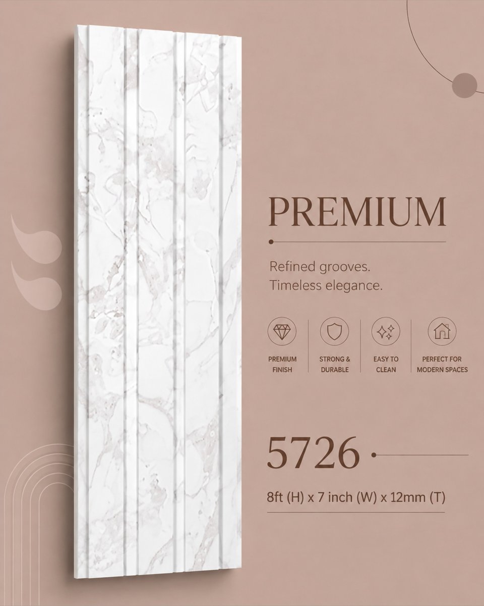ShreeHariTrade's tweet photo. ✨ Premium Decorative Louvers | Series 5726
Marble-inspired finish. Elegant grooves. Modern architectural appeal.

📐 8 FT × 7" | 12 MM
🌍 B2B &amp; Export Supply from India

📞 +91 90332-32046
🌐 https://t.co/nyGe6QjTE8
#DecorativeLouvers #WallPanels #InteriorDesign #B2BExport https://t.co/AhVa8LE2nl